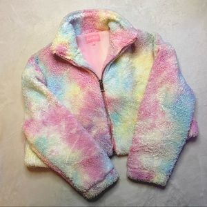 Sugar Thrillz Crop Sherpa Jacket